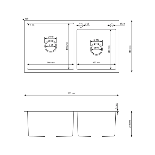Luxury Nano Gold Double-Bowl Kitchen Sink price